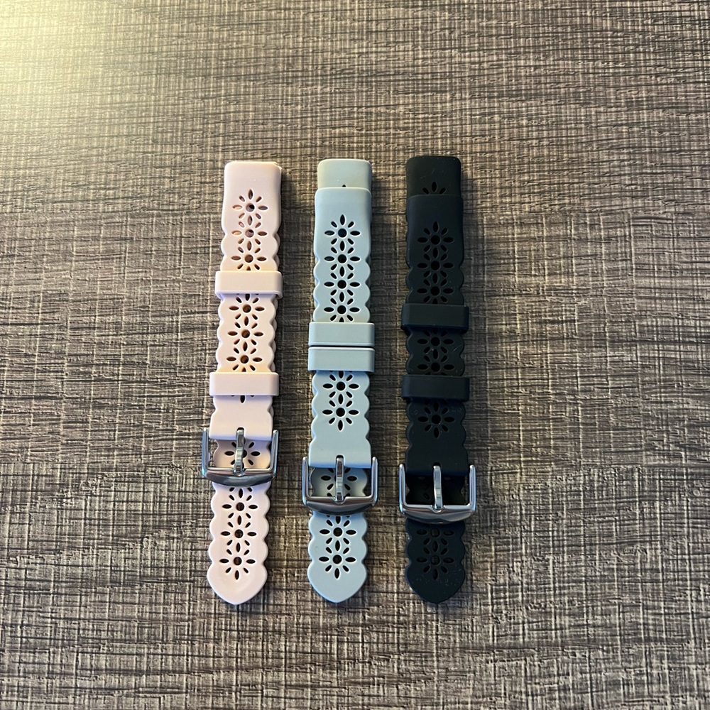 **DONATING NOV 1** Set of 3 Fitbit Luxe Silicone Bands
